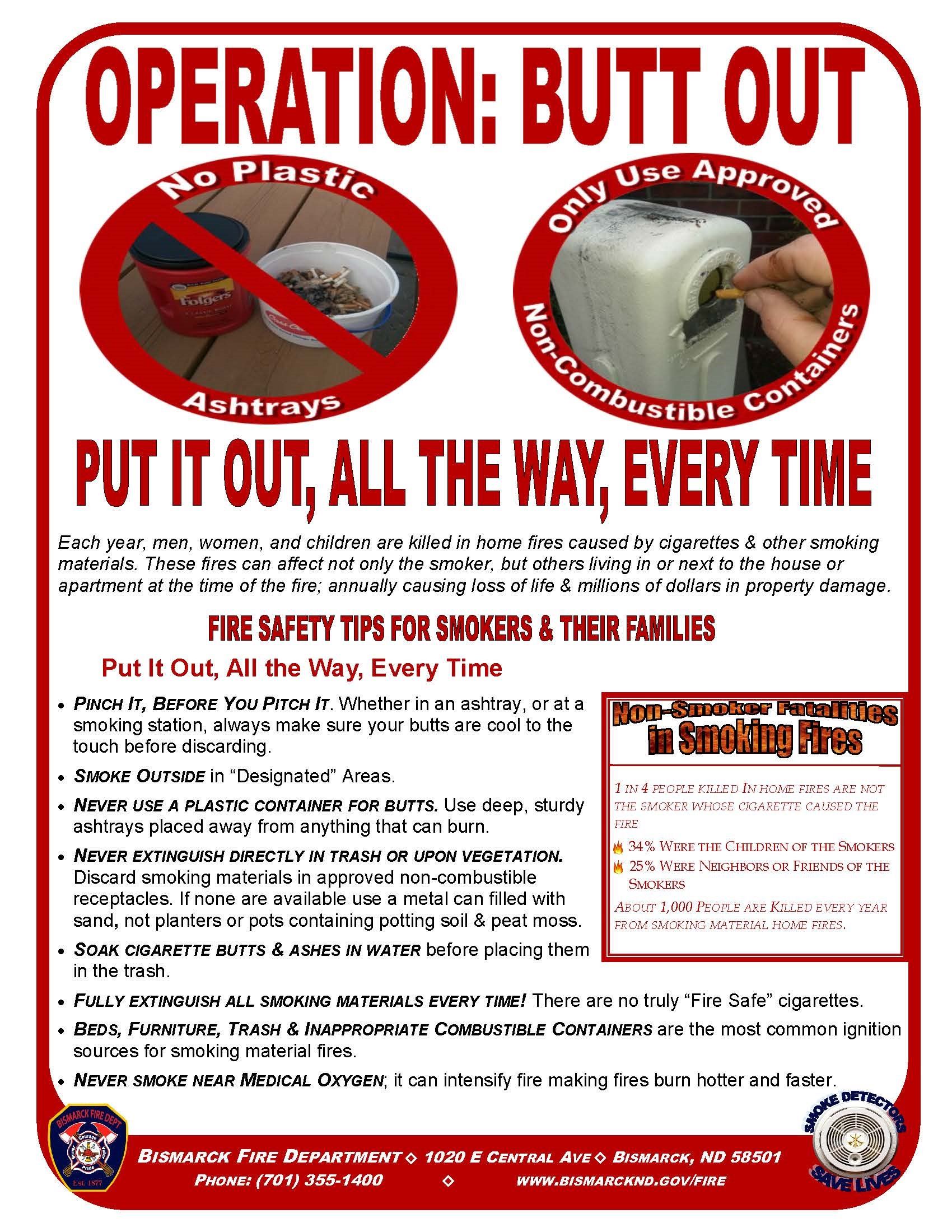 Operation Butt Out Flyer (pdf)