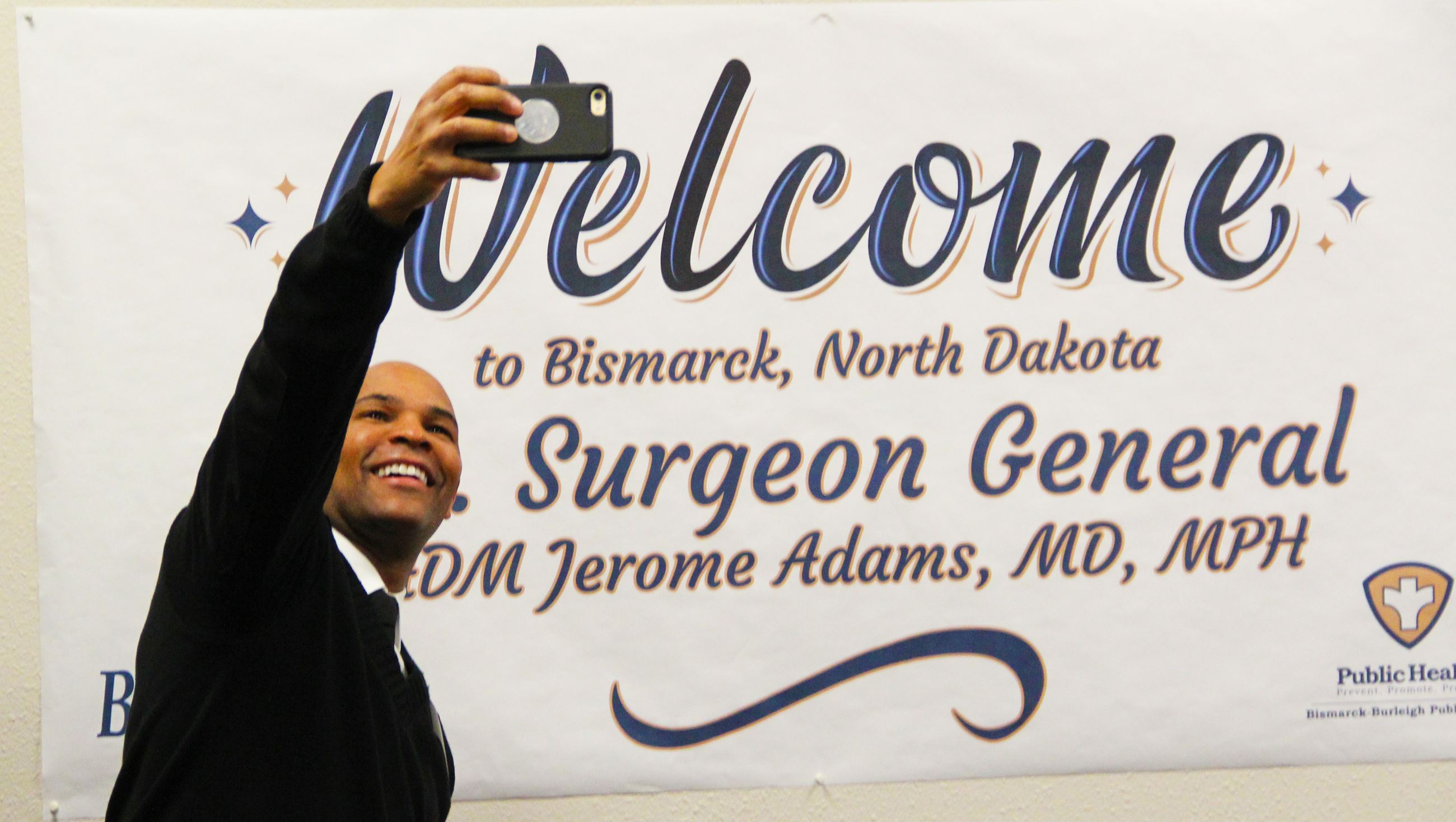 Jerome Adams takes a selfie.JPG