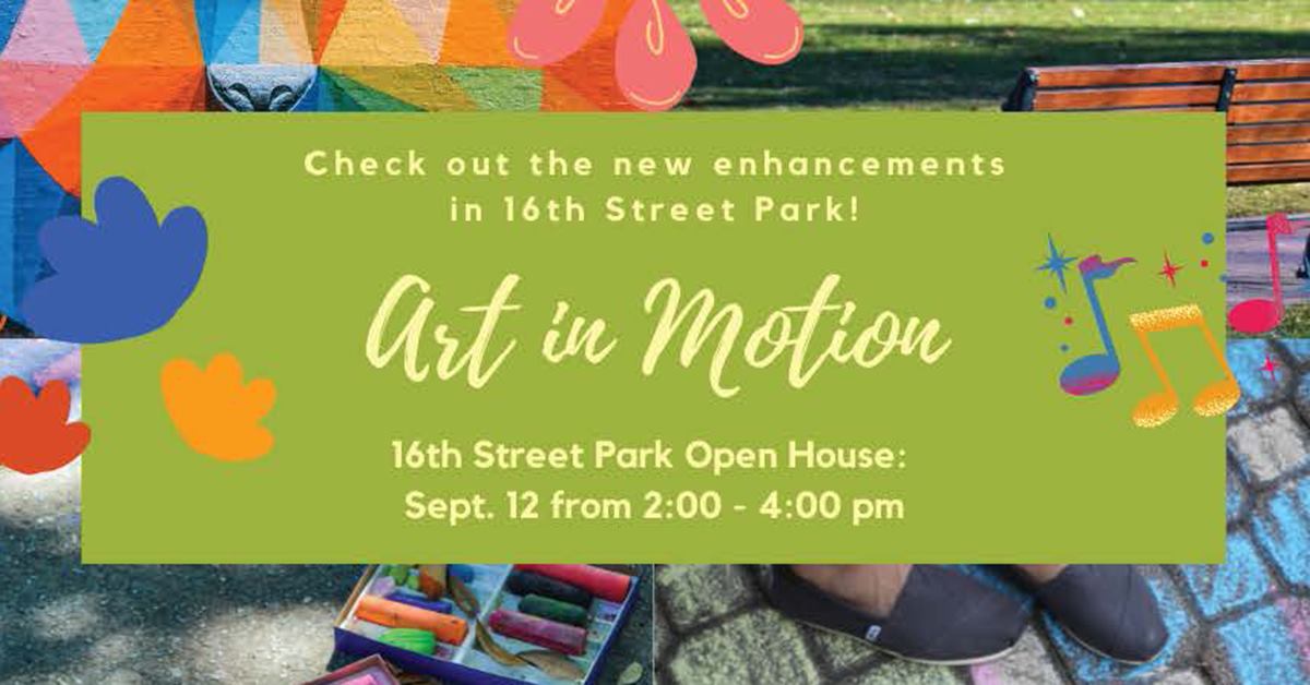 Bismarck to begin collaborative street safety and park revitalization project Art in Motion Flyer