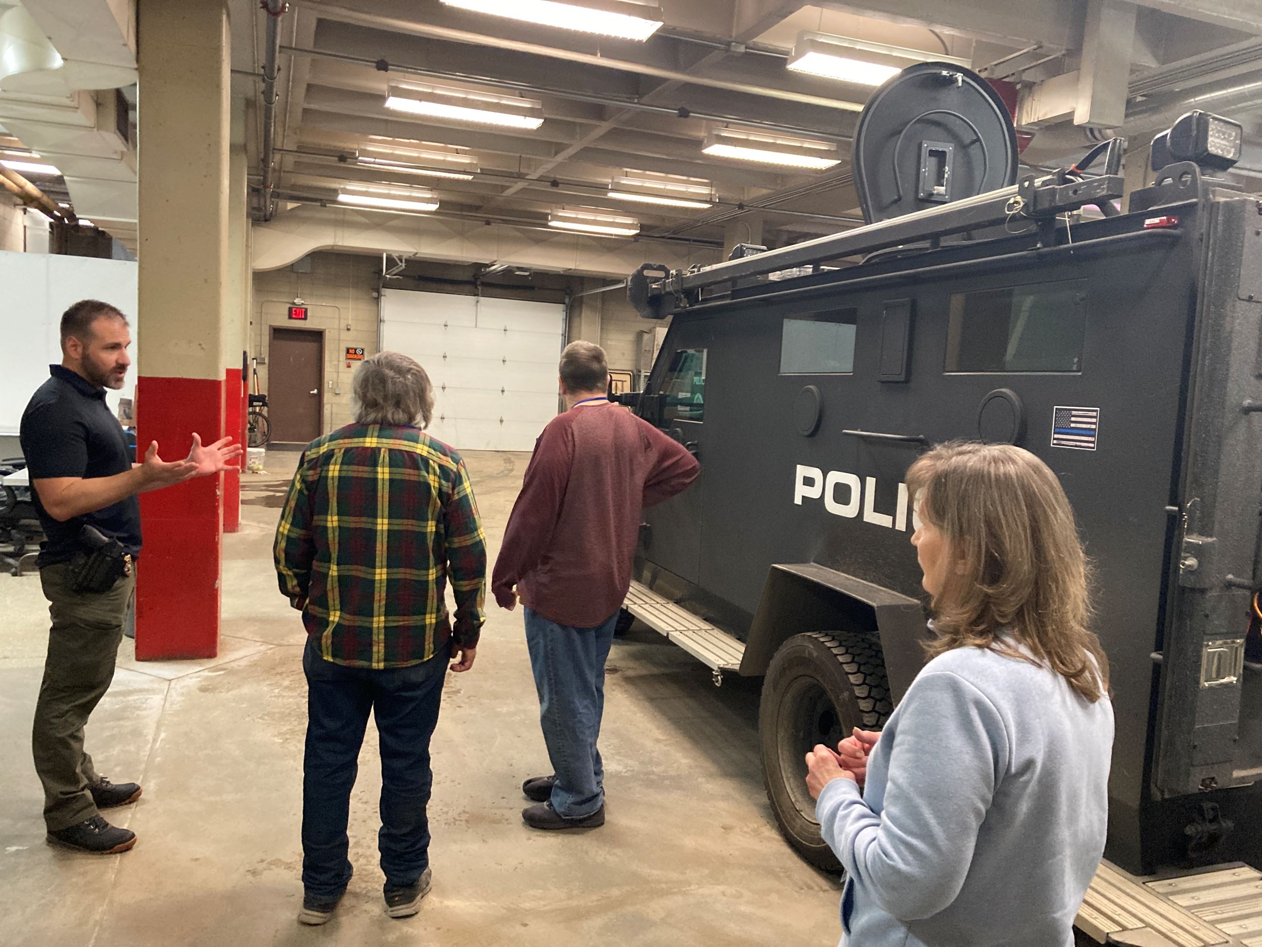 2023 Citizen Academy - Police Garage