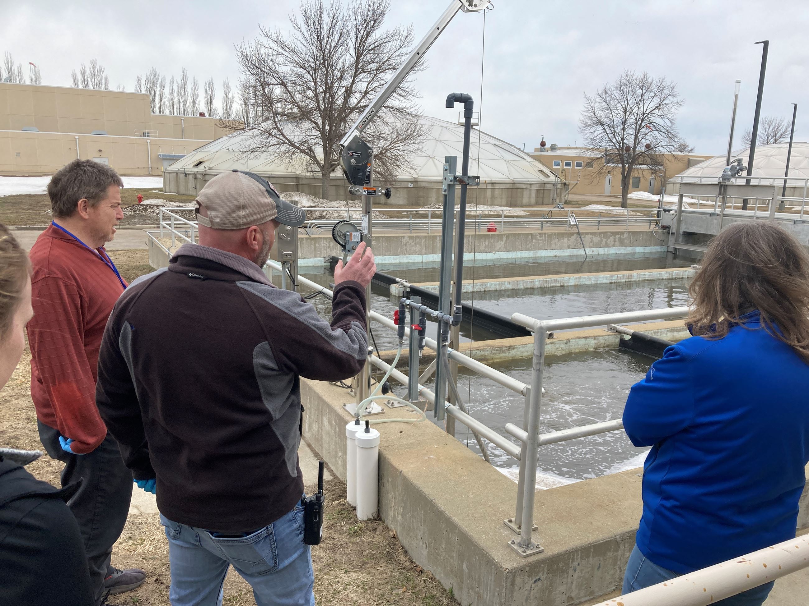 2023 Citizen Academy - Public Works Utility Wastewater Pond