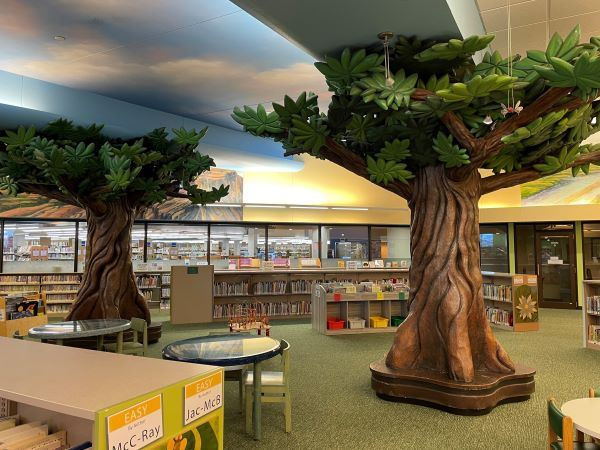 Art Trees at Children's Library