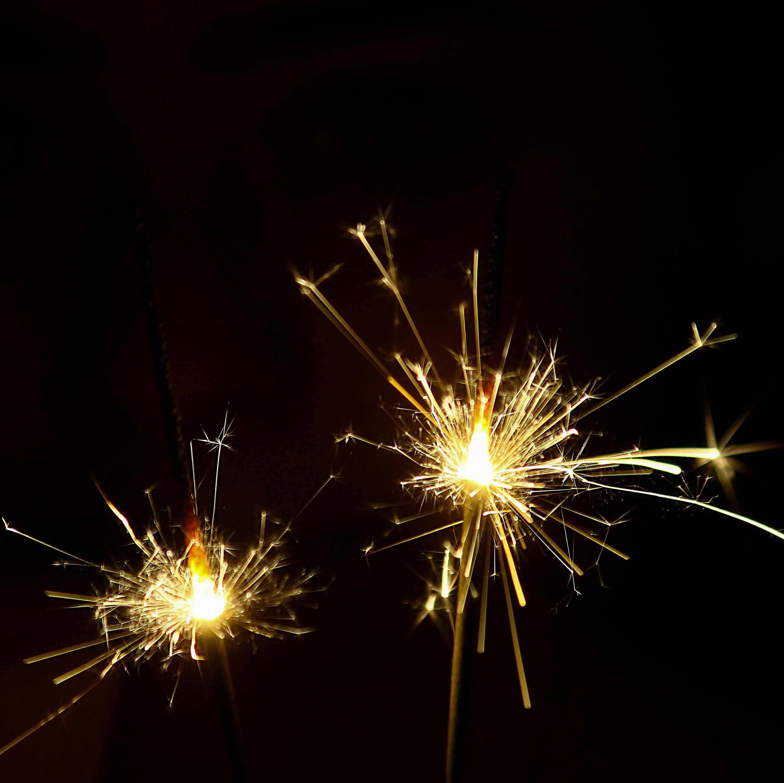 sparklers photo - fireworks prohibited