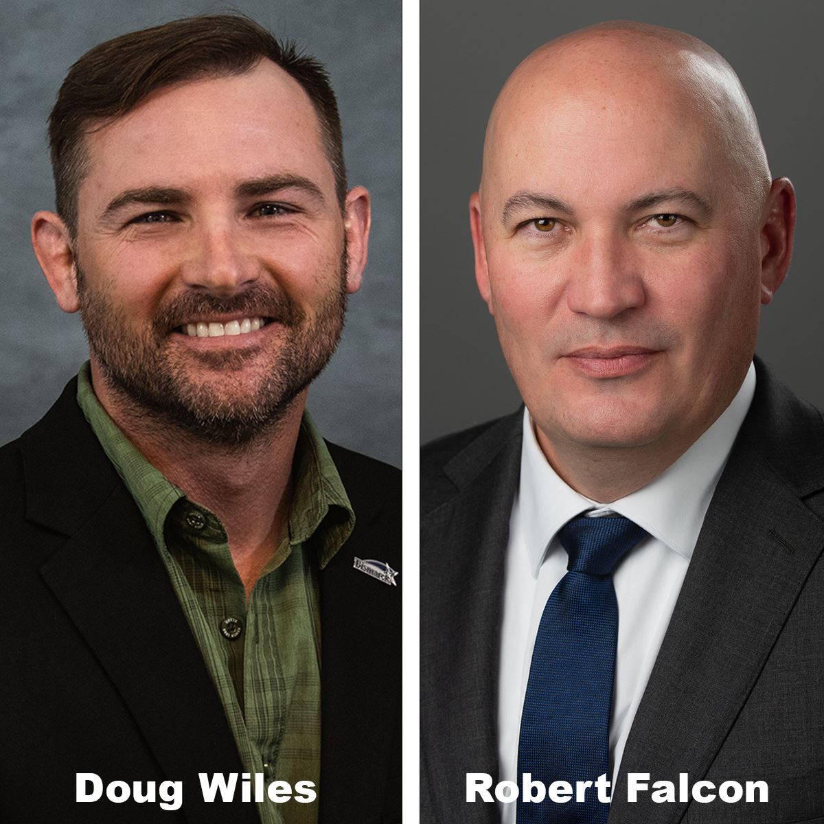 Robert Falcon and Doug Wiles have been named finalists for the Assistant City Administrator position