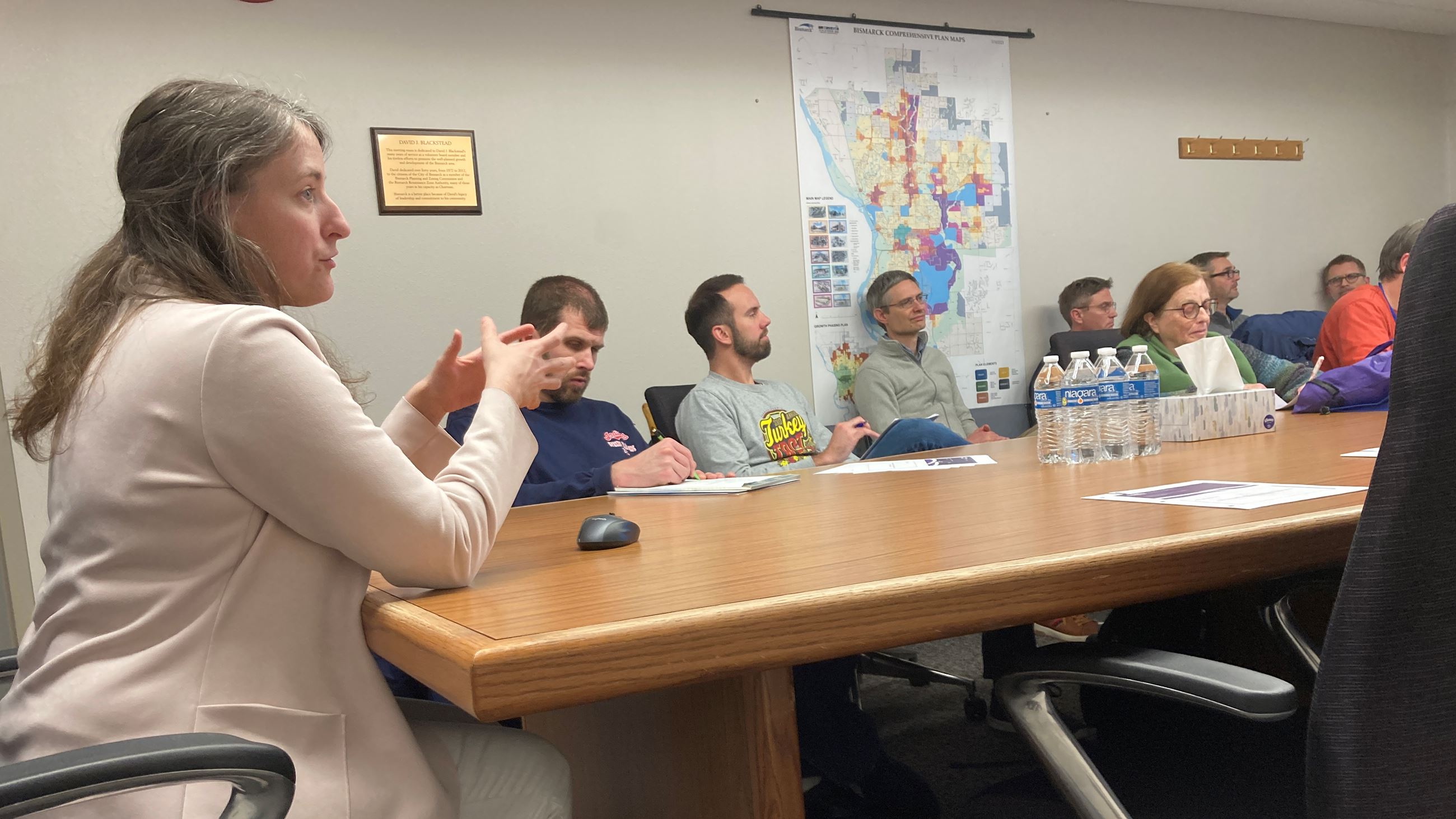 MPO staff talk with Citizen Academy about projects and studies they perform. 