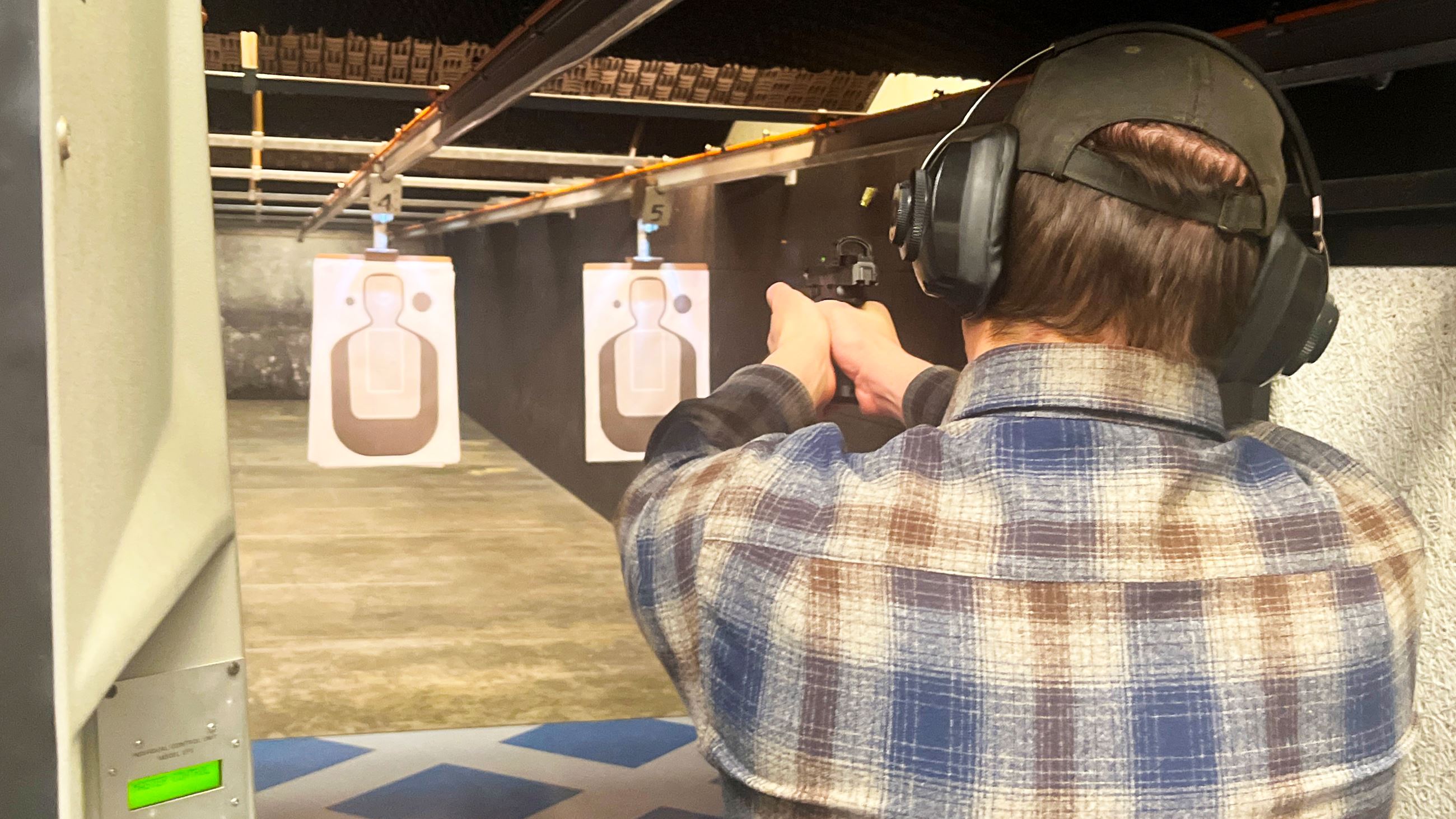 If a Citizen Academy attendee so wishes, they are able to shoot a few rounds at the pistol range. 