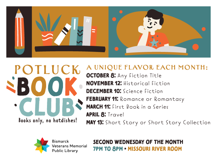 BVMPL Monthly Potluck Book Club